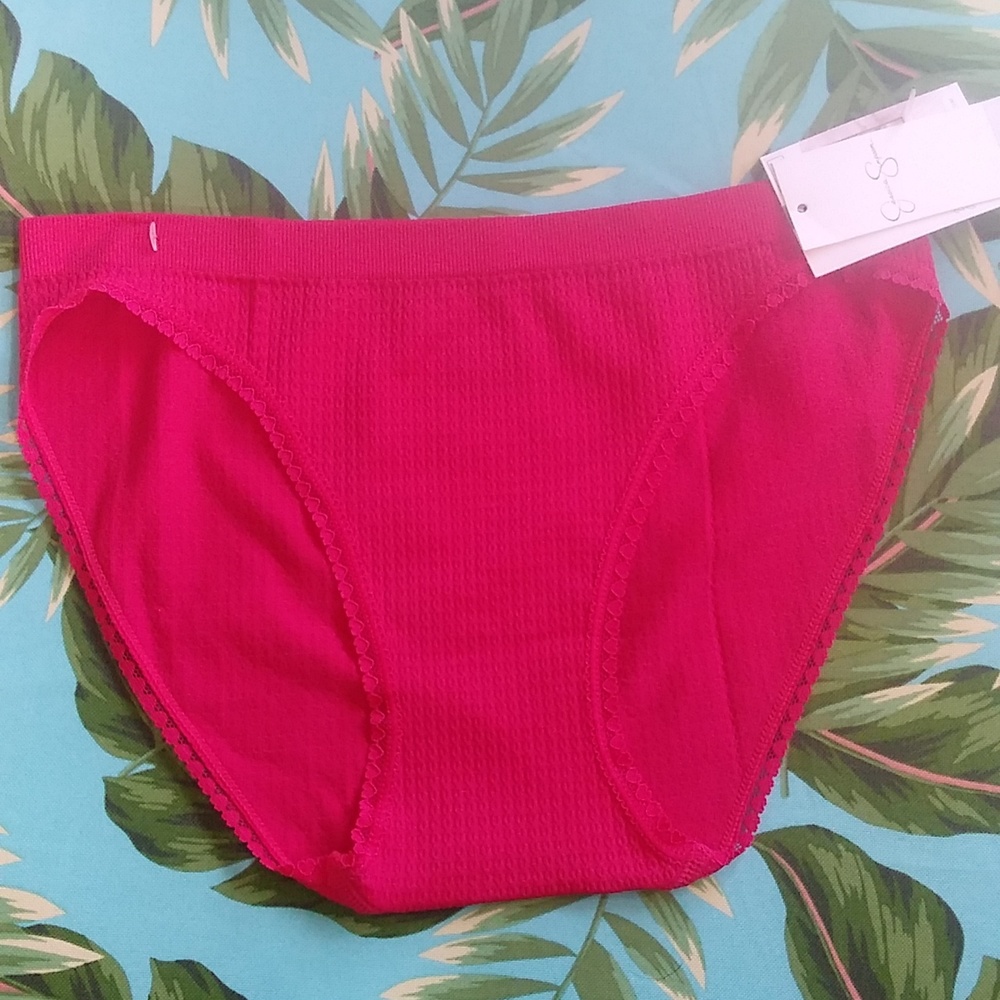 Jessica Simpson hot pink hearts design panties size M